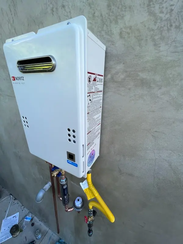 Tankless water heater installation for Grandview homes